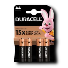 Baterie alkalická AA Duracell Basic 4x