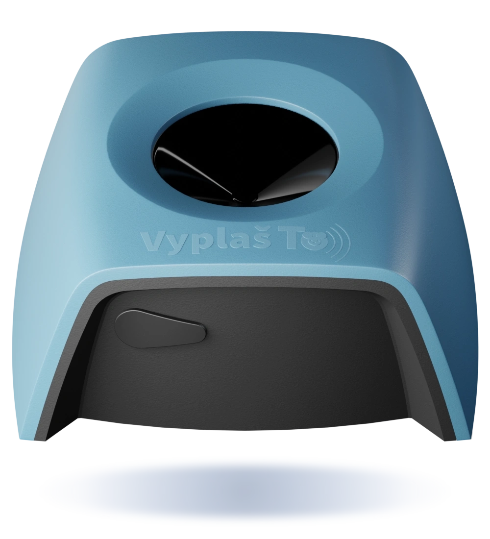 Plašič kun a myší - modrá barva