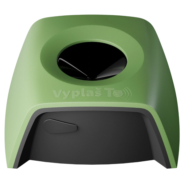 Plašič kun a myší - zelená barva